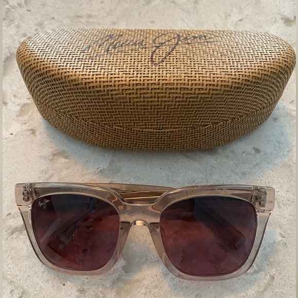 Maui Jim Clear Frame Sunglasses - Picture 3 of 4